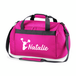 Load image into Gallery viewer, Personalised Name Cheerleader Cheerleading Dance Sports Holdall Bag
