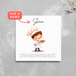 Load image into Gallery viewer, Personalised Chef Name Father&#39;s Day Card
