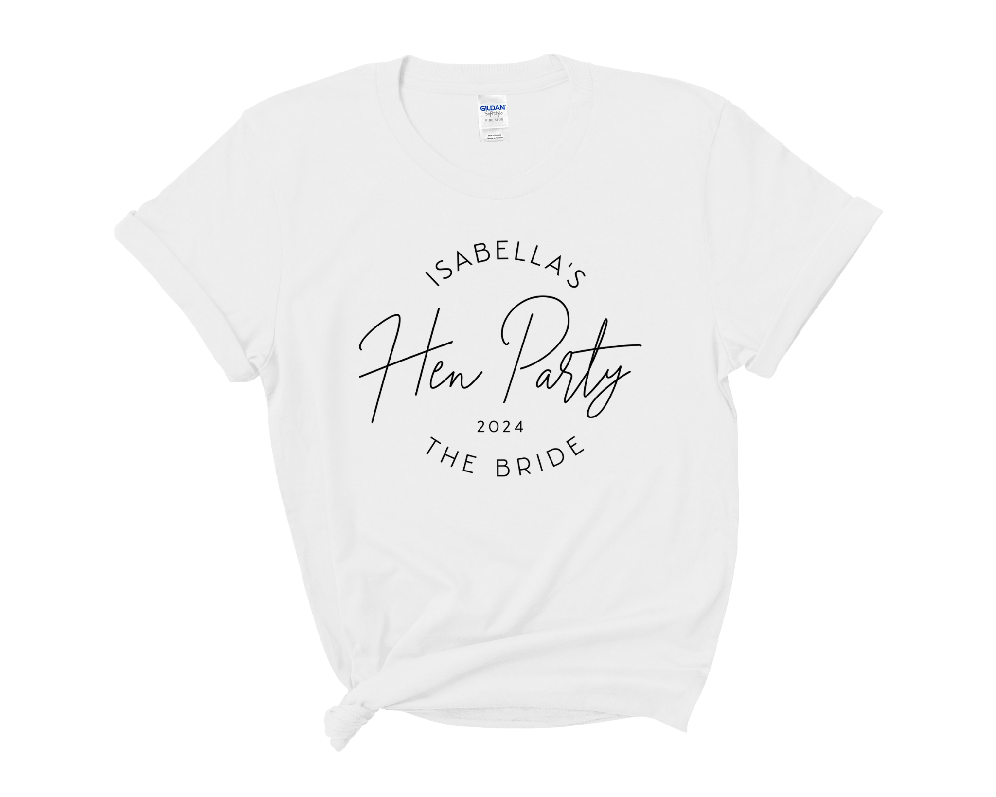 Personalised Bride Team Bride Hen Party T-Shirts A7