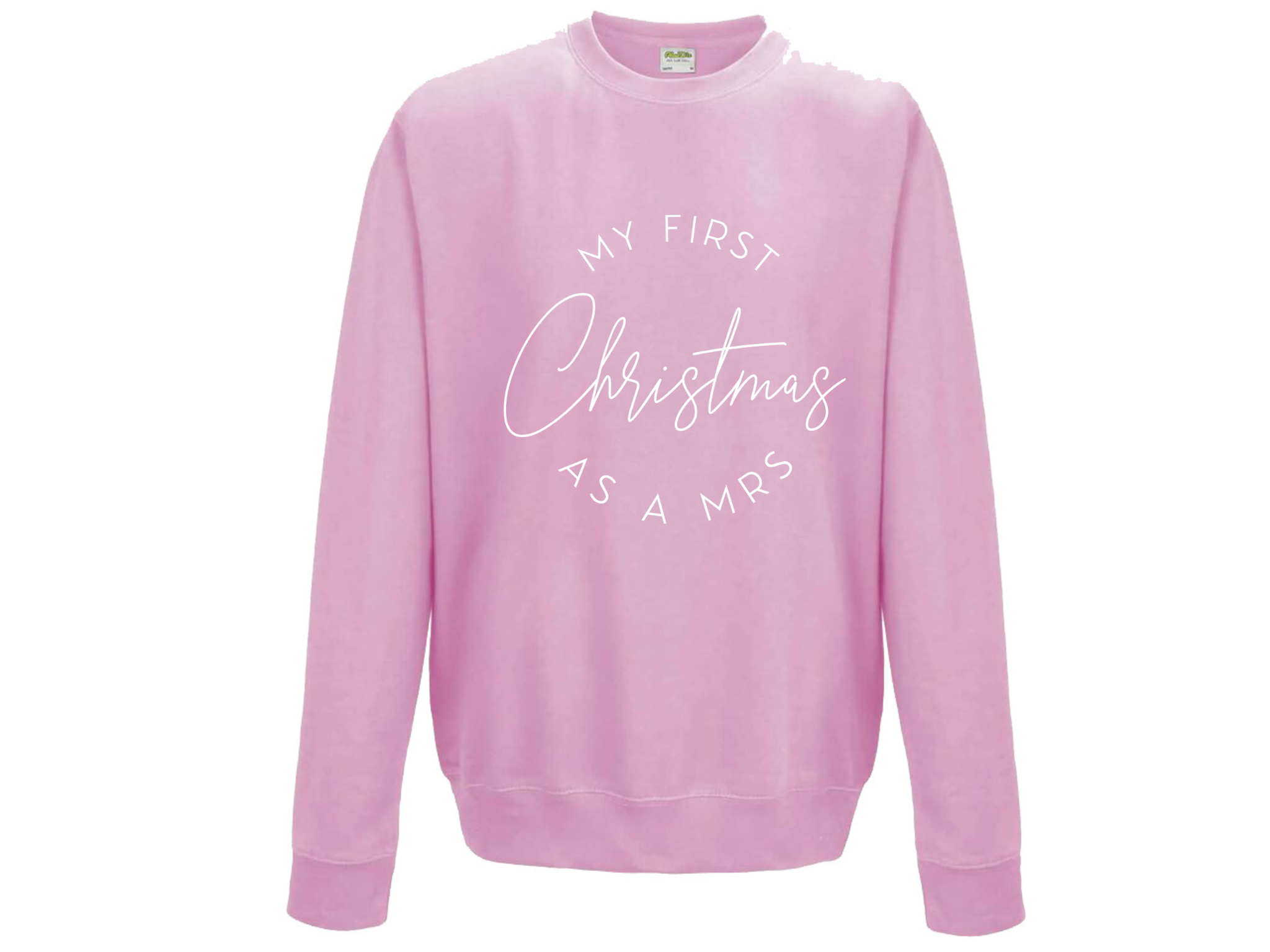 First Christmas As A Mrs Crew Neck Sweatshirt