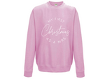 Load image into Gallery viewer, First Christmas As A Mrs Crew Neck Sweatshirt
