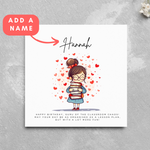 Load image into Gallery viewer, Personalised Teacher Name Birthday Card
