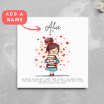 Load image into Gallery viewer, Personalised Teacher Valentine&#39;s Day Card
