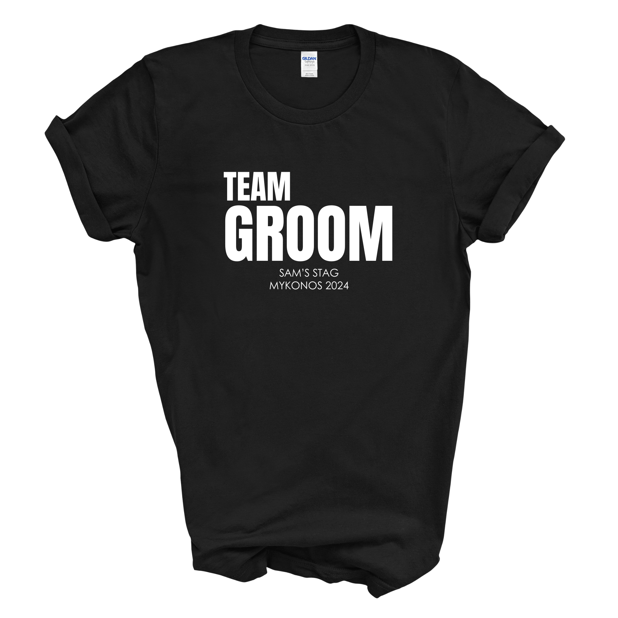 Personalised Groom Team Groom Stag Tshirts