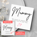 Load image into Gallery viewer, Mummy Will You Marry Daddy? Wedding Marriage Proposal Card From Children
