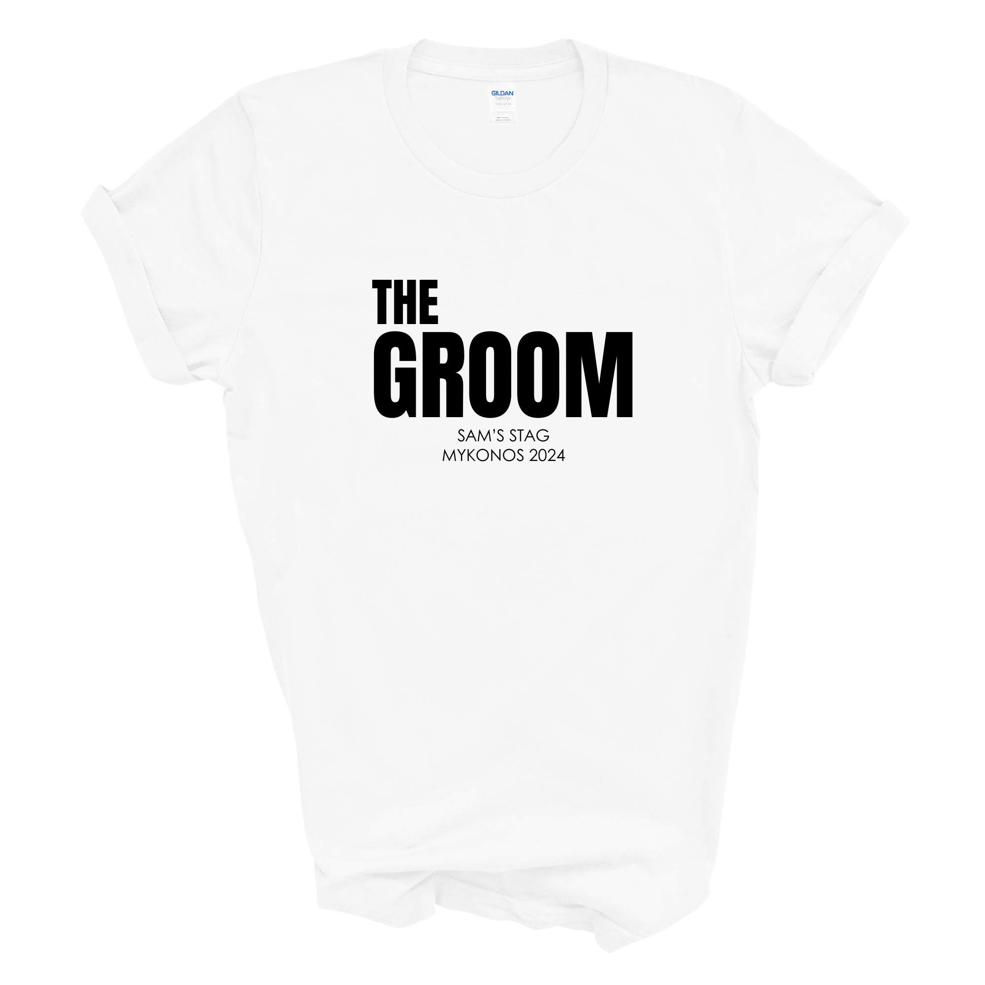 Personalised Groom Team Groom Stag Tshirts