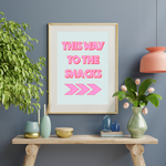 Load image into Gallery viewer, This Way To The Snacks Art Print
