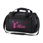 Load image into Gallery viewer, Personalised Name Cheerleader Cheerleading Dance Sports Holdall Bag
