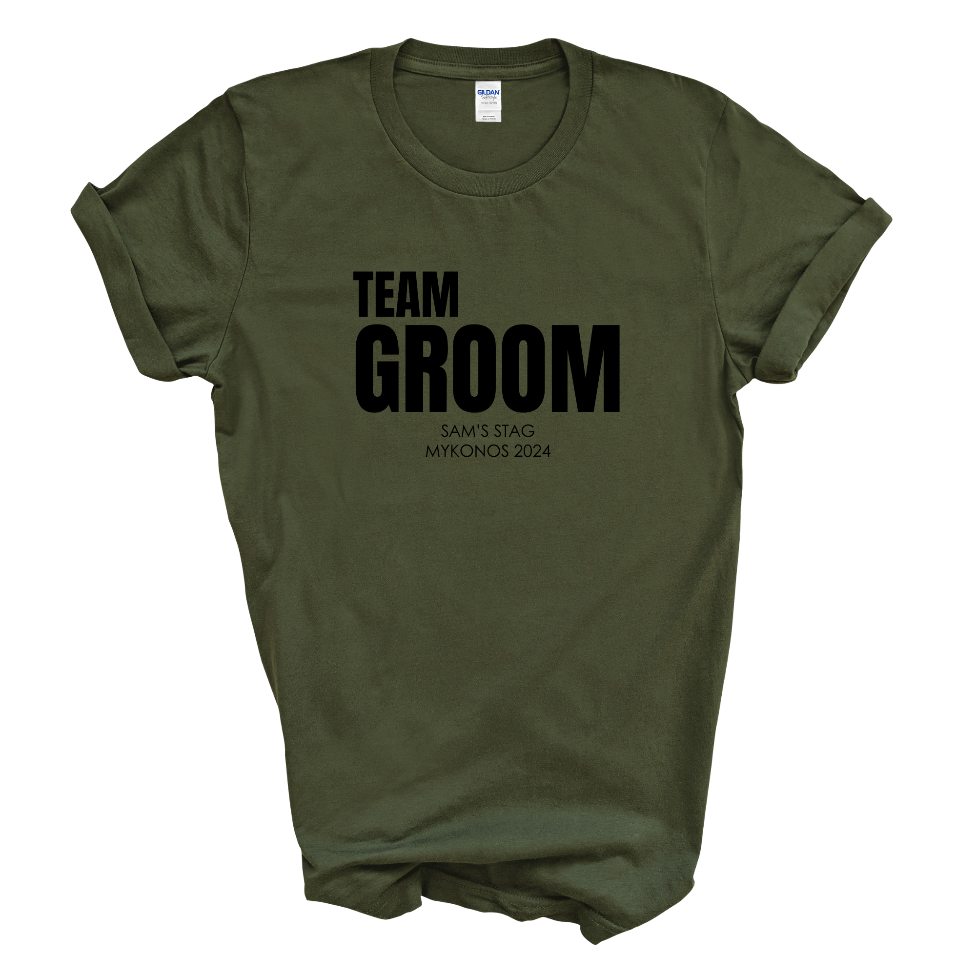 Personalised Groom Team Groom Stag Tshirts