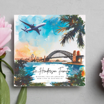 Load image into Gallery viewer, Personalised Name Emigrating Card Moving To Australia Card
