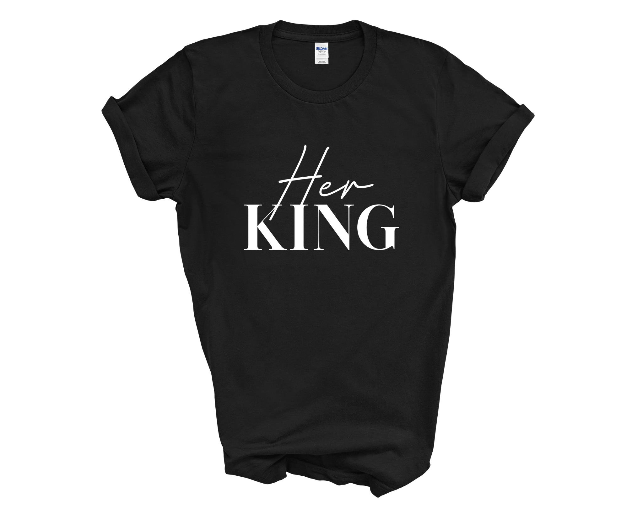 Her King His Queen Matching Couple T-shirt