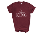 Load image into Gallery viewer, Her King His Queen Matching Couple T-shirt
