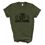 Load image into Gallery viewer, This Guy Loves Fishing T-Shirt
