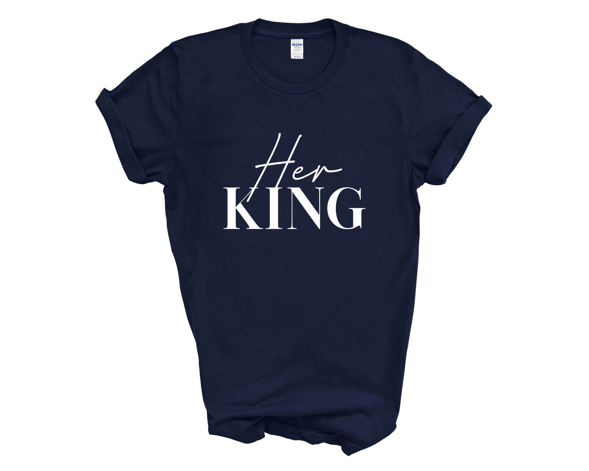 Her King His Queen Matching Couple T-shirt