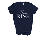 Load image into Gallery viewer, Her King His Queen Matching Couple T-shirt
