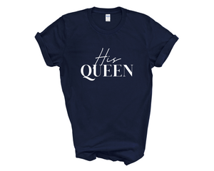 Her King His Queen Matching Couple T-shirt