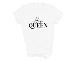 Her King His Queen Matching Couple T-shirt