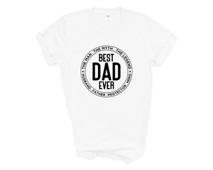 Best Dad Ever Mens/Adults Novelty Tshirt