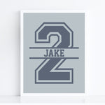 Load image into Gallery viewer, 2nd Birthday Personalised Name Birthday Art Print
