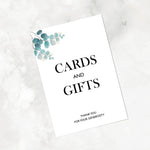 Load image into Gallery viewer, Cards and Gifts Sign Wedding Gifts  Art Print
