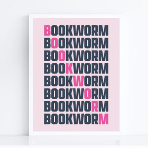 Bookworm Art Print