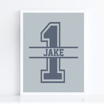 Load image into Gallery viewer, 1st Birthday Personalised Name Birthday Art Print
