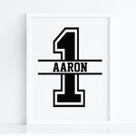 Load image into Gallery viewer, 1st Birthday Personalised Name Birthday Art Print
