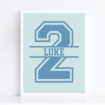 Load image into Gallery viewer, 2nd Birthday Personalised Name Birthday Art Print
