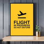 Load image into Gallery viewer, Flight In Progress Do Not Disturb Art Print
