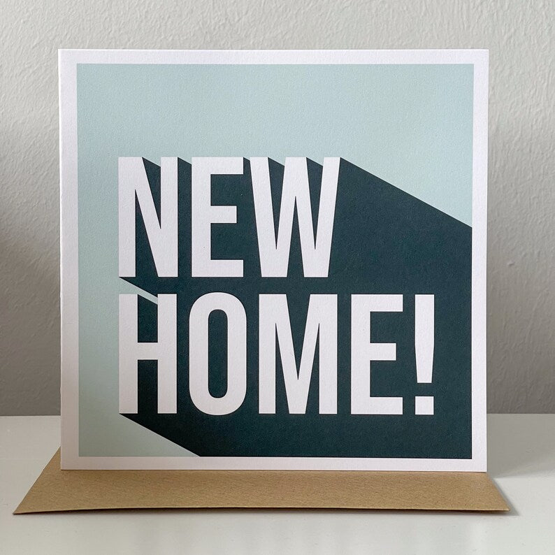 New Home Greeting Card Housewarming Moving In Card