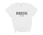 Load image into Gallery viewer, Personalised Bride BRIDE TRIBE Hen Party T-Shirts 9
