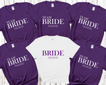 Load image into Gallery viewer, Personalised Bride Team Bride Hen Party T-Shirts
