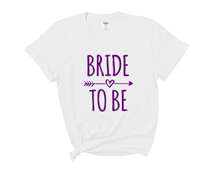 Bride Tribe Bride Hen Party T-shirts (Purple)