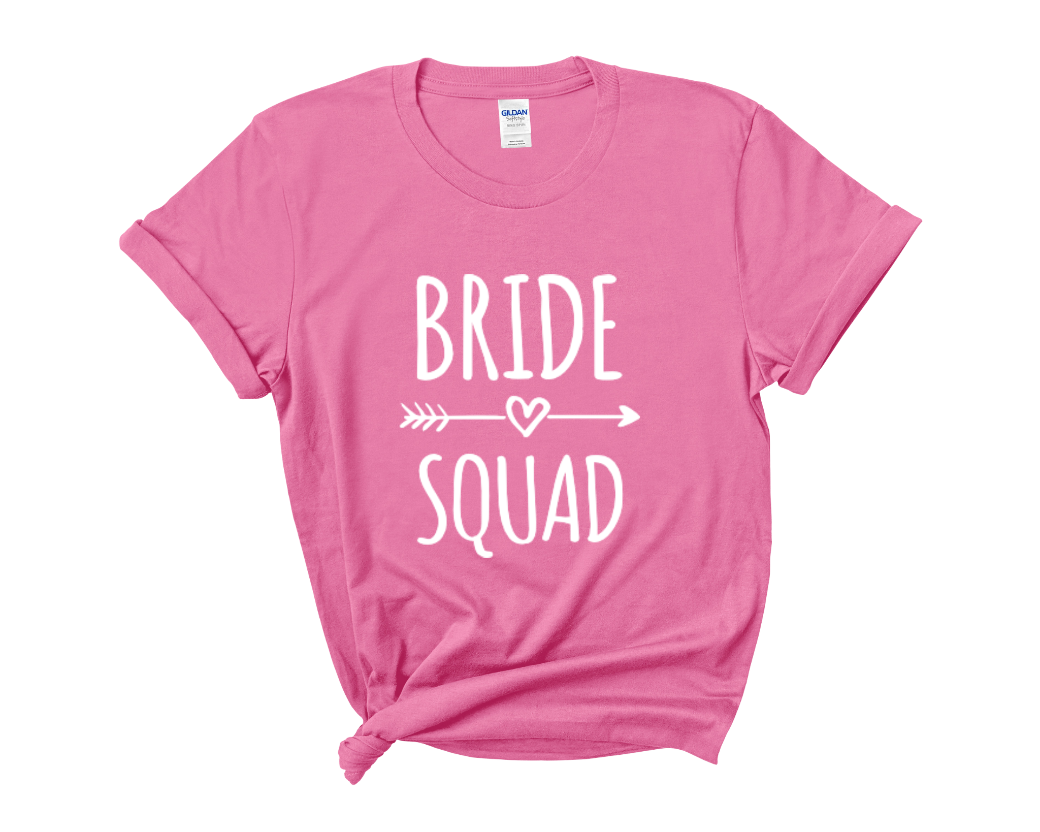 Bride Squad Bride Hen Party T-shirts (Pink)