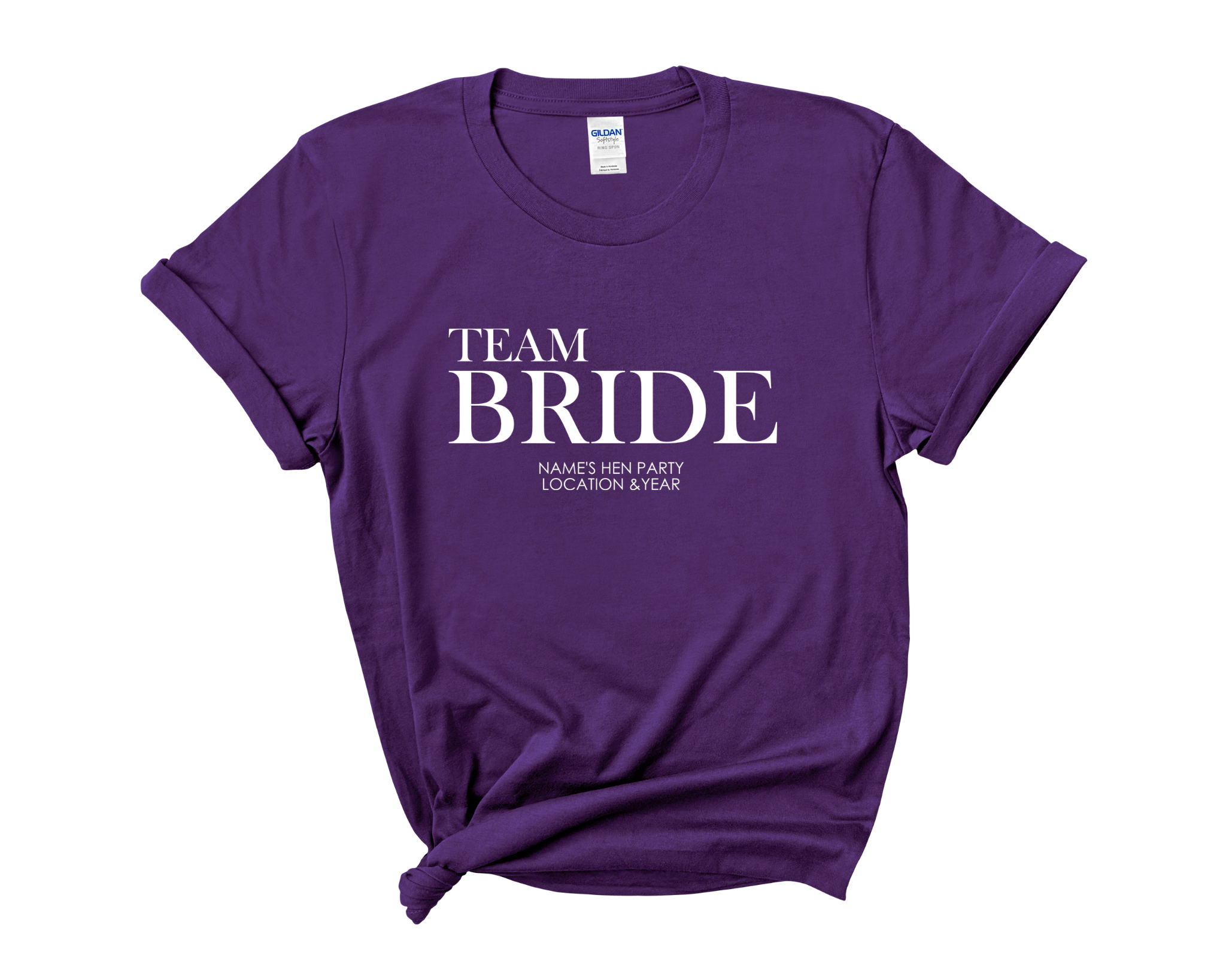 Personalised Bride Team Bride Hen Party T-Shirts