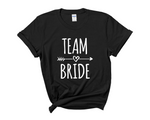 Load image into Gallery viewer, Team Bride Bride Hen Party T-shirts (Black)
