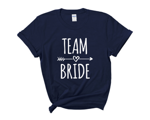 Team Bride Bride Hen Party T-shirts (Navy)