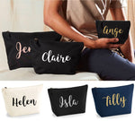 Load image into Gallery viewer, Personalised Name Make Up Bag Cosmetic Wash Bag
