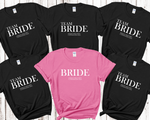 Load image into Gallery viewer, Personalised Bride Team Bride Hen Party T-Shirts D4
