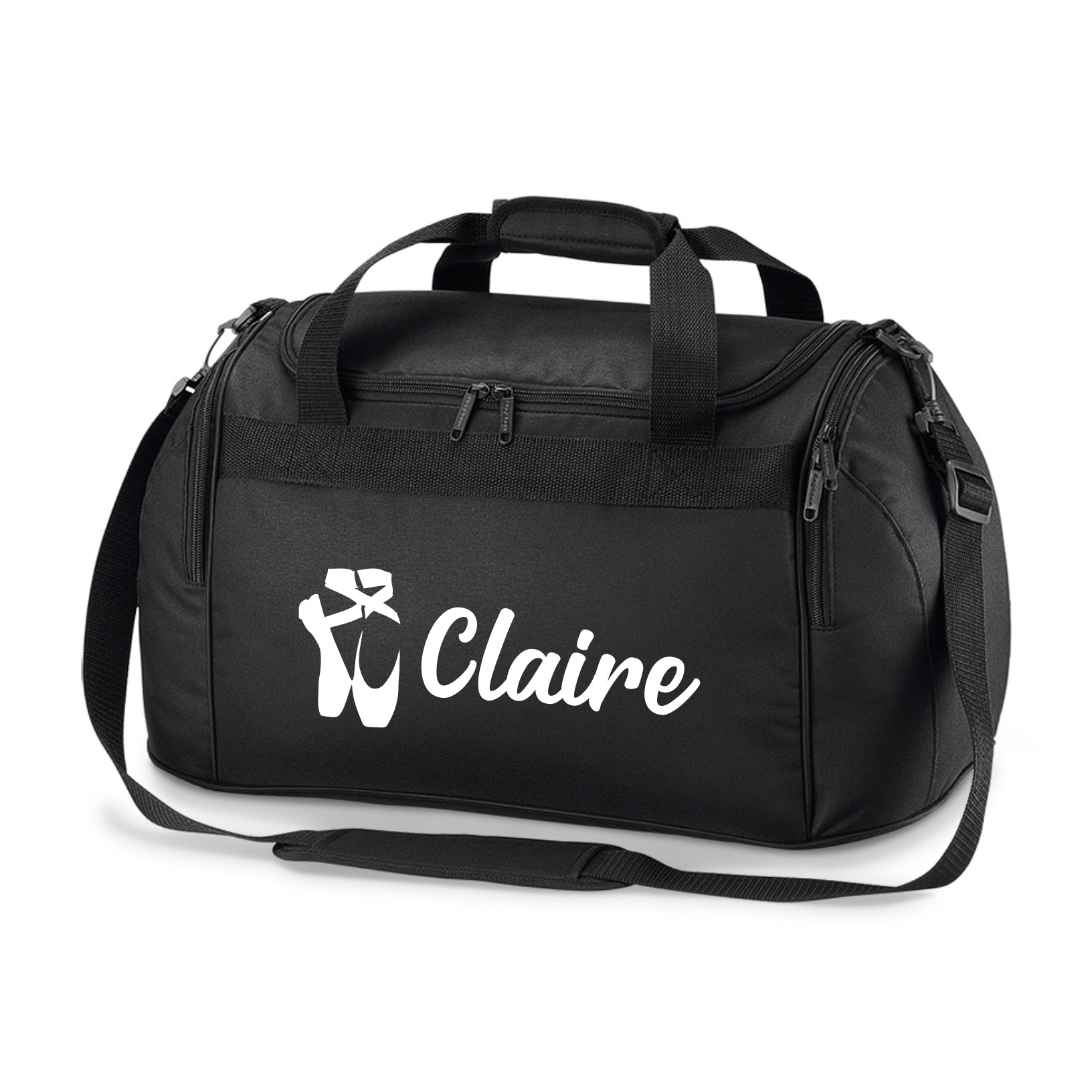 Personalised Name Ballet Sports Holdall Bag