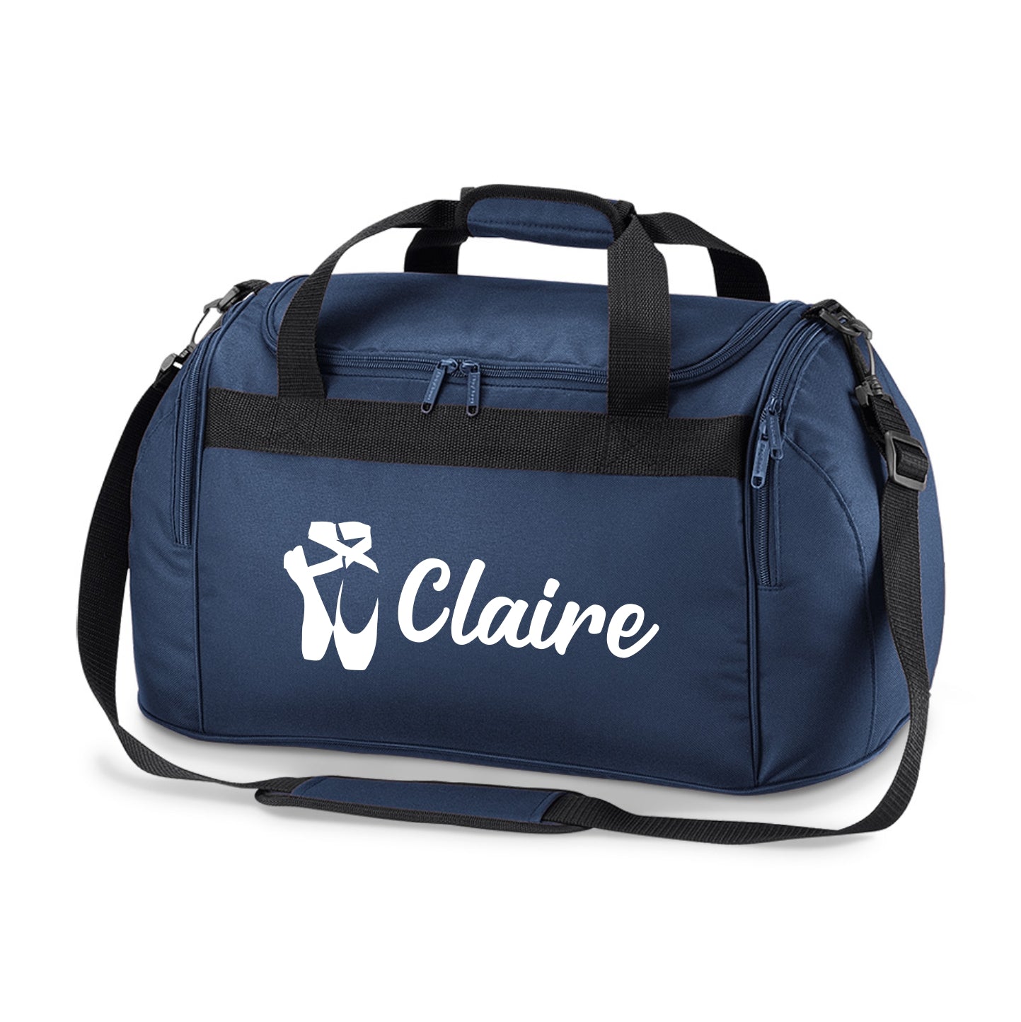 Personalised Name Ballet Sports Holdall Bag