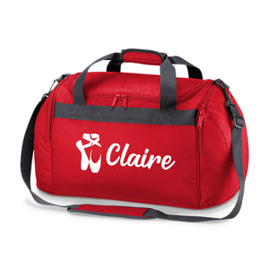 Personalised Name Ballet Sports Holdall Bag