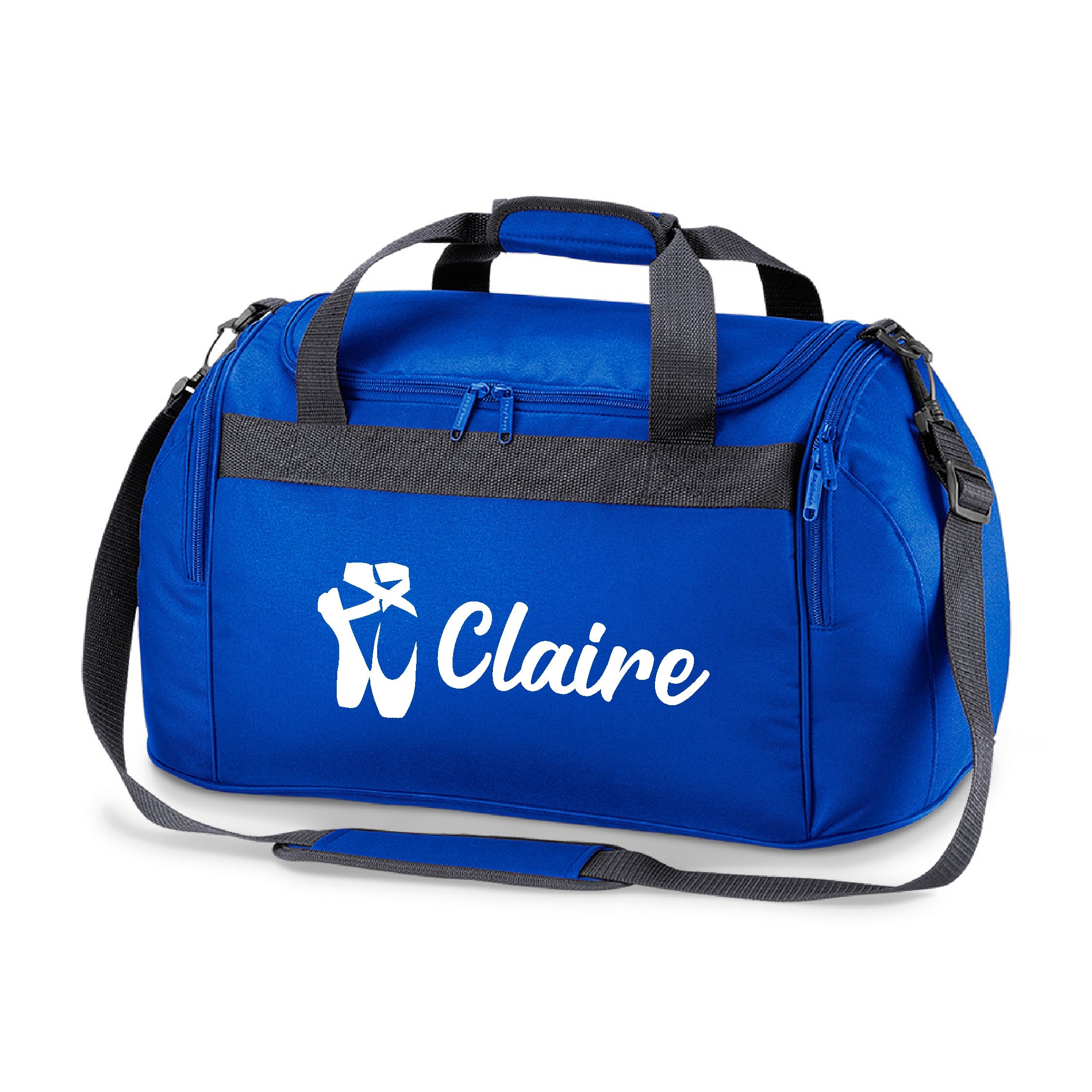 Personalised Name Ballet Sports Holdall Bag