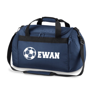 Personalised Name Soccer Football Sports Holdall Bag