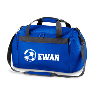 Personalised Name Soccer Football Sports Holdall Bag