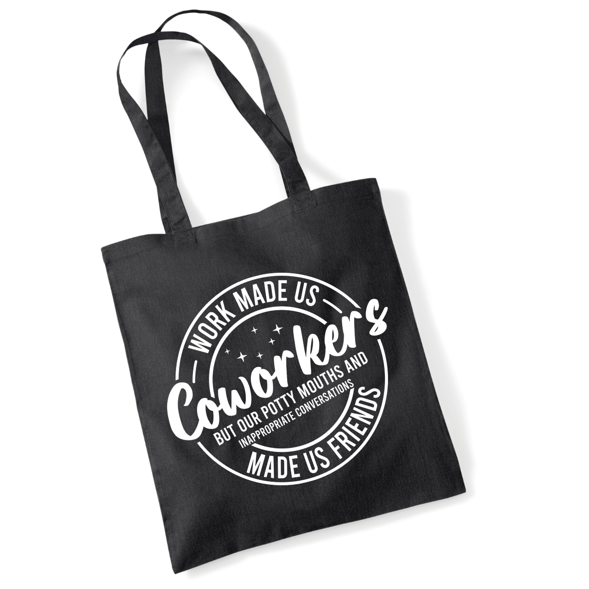 Coworker Funny Cotton Tote Bag