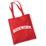 Load image into Gallery viewer, Bookworm Lightweight Cotton Tote Bag
