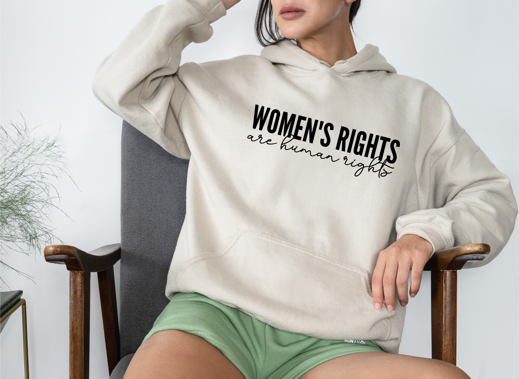 Women's Rights Are Human Rights Unisex Adult Hooded Sweatshirt