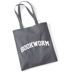 Load image into Gallery viewer, Bookworm Lightweight Cotton Tote Bag
