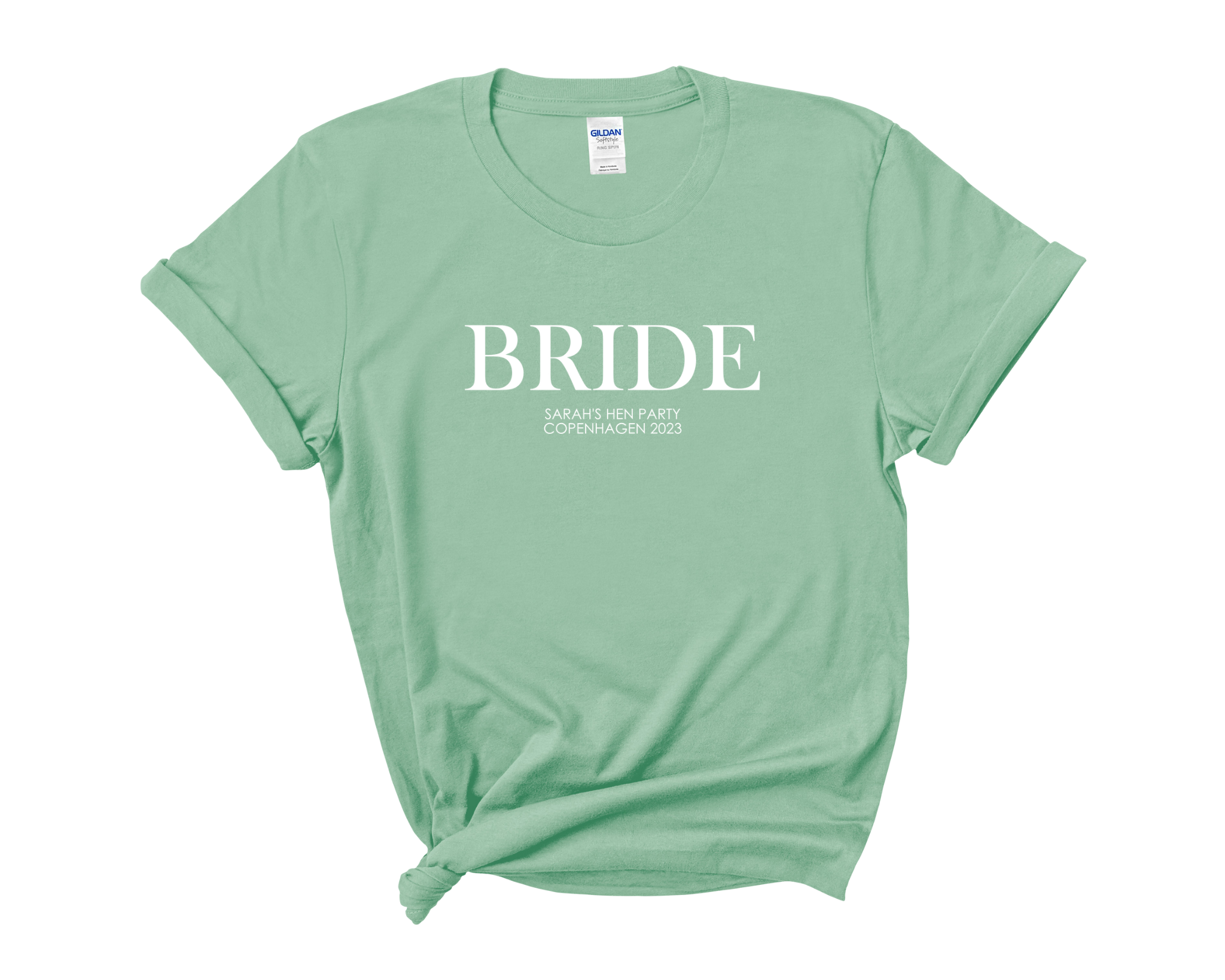 Personalised Bride Team Bride Hen Party T-Shirts D7